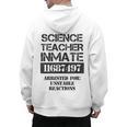 Halloween Science Teacher Prisoner Costume Men's Hoodie Back Print, Science Teacher Gifts, trending gift Halloween Science Teacher Prisoner Costume Men's Hoodie Back Print, Science Teacher Gifts, trending gift