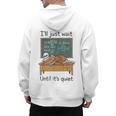 Halloween Teacher I'Ll Just Wait Until It's Quiet Men's Hoodie Back Print, trending gift