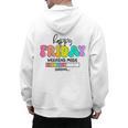 Happy Friyay Teacher School Friday Weekend Vibes Men's Hoodie Back Print, trending gift Happy Friyay Teacher School Friday Weekend Vibes Men's Hoodie Back Print, trending gift