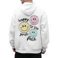 Happy To See Your Face Smile Face Teacher Back To School Men's Hoodie Back Print, trending gift