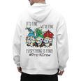 It's Fine We'Re Fine Gnome Pre-K Teacher Christmas Light For Men Women Men's Hoodie Back Print, trending gift It's Fine We'Re Fine Gnome Pre-K Teacher Christmas Light For Men Women Men's Hoodie Back Print, trending gift