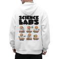 Labrador Retriever Science Labs Dog Lover Teacher Men's Hoodie Back Print, Science Teacher Gifts, trending gift