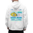 Librarian Teacher Dive Into A Good Book Reading Premium Tri-Blend Men's Hoodie Back Print, trending gift Librarian Teacher Dive Into A Good Book Reading Premium Tri-Blend Men's Hoodie Back Print, trending gift