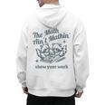 The Math Ain't Mathing Math Teacher Sarcastic Raccoon Men's Hoodie Back Print, trending gift The Math Ain't Mathing Math Teacher Sarcastic Raccoon Men's Hoodie Back Print, trending gift