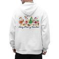 Very Merry Teacher Christmas Goose Silly Holiday Party Men's Hoodie Back Print, trending gift