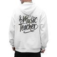 Music Teacher For Women Elementary First Day Of School Men's Hoodie Back Print, trending gift