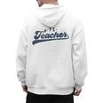 PE Teacher Cute Vintage Graphic Physical Education Teacher Men's Hoodie Back Print, Pe Teacher Gifts, trending gift