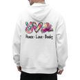 Peace Love Books Librarian Teacher Life Book Library Tie Dye Men's Hoodie Back Print, trending gift Peace Love Books Librarian Teacher Life Book Library Tie Dye Men's Hoodie Back Print, trending gift