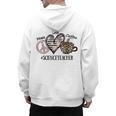 Peace Love Coffee Science Teacher Men's Hoodie Back Print, Science Teacher Gifts, trending gift Peace Love Coffee Science Teacher Men's Hoodie Back Print, Science Teacher Gifts, trending gift