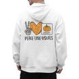 Peace Love Visuals Sped Teacher Pumpkin Skeleton Halloween Men's Hoodie Back Print, trending gift Peace Love Visuals Sped Teacher Pumpkin Skeleton Halloween Men's Hoodie Back Print, trending gift