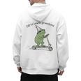 Pre K Grade Teacher Frog Back To School Preschool Men's Hoodie Back Print, trending gift