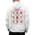Pre K Is My Jam Teacher Team Crew Preschool Cute Strawberry Men's Hoodie Back Print, trending gift