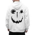 Pumpkin Artist Halloween Art Teacher Men's Hoodie Back Print, trending gift