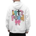 Lets Read Reading Teacher Back To School Literacy Pencil Bow Men's Hoodie Back Print, trending gift Lets Read Reading Teacher Back To School Literacy Pencil Bow Men's Hoodie Back Print, trending gift
