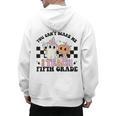 Retro You Can't Scare Me I Teach 5th Grade Teacher Halloween Men's Hoodie Back Print, trending gift