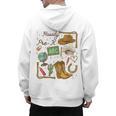 Retro Howdy Pre-K Back To School Western Teacher Men's Hoodie Back Print, trending gift