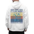 Science It's Like Magic But Real Science Teacher Geek Nerd Men's Hoodie Back Print, Science Teacher Gifts, trending gift