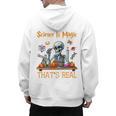 Science Is Magic Halloween Skeleton Students Teacher Men's Hoodie Back Print, Science Teacher Gifts, trending gift Science Is Magic Halloween Skeleton Students Teacher Men's Hoodie Back Print, Science Teacher Gifts, trending gift