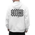 Second Grade Checkered Teacher 1st Day Back To School Women Men's Hoodie Back Print, trending gift