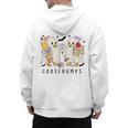 Silly Goose Spooky Teacher Halloween Cute Goosebumps Men's Hoodie Back Print, trending gift