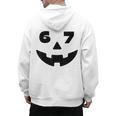 Six Seven Halloween Costume For Students Teachers 6 7 Men's Hoodie Back Print, trending gift Six Seven Halloween Costume For Students Teachers 6 7 Men's Hoodie Back Print, trending gift
