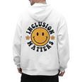 Special Education Teacher Autism Awareness Inclusion Matters Men's Hoodie Back Print, trending gift