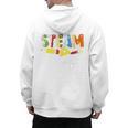 Steam Teacher Science Tech Engineering Arts Maker Men's Hoodie Back Print, Science Teacher Gifts, trending gift