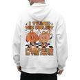 I Teach The Coolest Pumpkins In The Patch Teacher Halloween Men's Hoodie Back Print, trending gift