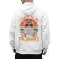 I Teach In My Pajamas Teacher Sunset Bear Retro Men's Hoodie Back Print, trending gift I Teach In My Pajamas Teacher Sunset Bear Retro Men's Hoodie Back Print, trending gift