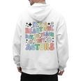 Teach Tiny Actors Theater Drama Teacher Drama Teaching Men's Hoodie Back Print, trending gift