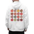Teacher Apple Back To School Art For School Supplies Men's Hoodie Back Print, trending gift