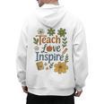 Teacher Inspire Love Men's Hoodie Back Print, trending gift Teacher Inspire Love Men's Hoodie Back Print, trending gift