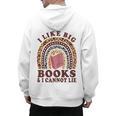 Teacher-TShirt I Like Big Books & I Cannot Lie Reading For Women Men's Hoodie Back Print, trending gift Teacher-TShirt I Like Big Books & I Cannot Lie Reading For Women Men's Hoodie Back Print, trending gift