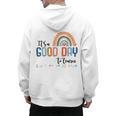 Teacher Of Visually Impaired Braille A Good Day To Learn Men's Hoodie Back Print, trending gift