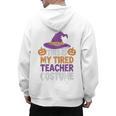 This Is My Tired Teacher Costume Halloween Premium Tri-Blend Men's Hoodie Back Print, trending gift This Is My Tired Teacher Costume Halloween Premium Tri-Blend Men's Hoodie Back Print, trending gift