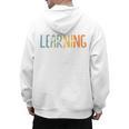 Vintage Play Is Learning Back To School Toddler Teacher Men's Hoodie Back Print, trending gift Vintage Play Is Learning Back To School Toddler Teacher Men's Hoodie Back Print, trending gift