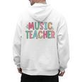 Women Music Teacher First Day Of School Elementary School Men's Hoodie Back Print, trending gift