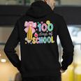 100 Days Of School Preppy 100th Day Of School Teachers Girls Men's Hoodie Back Print, funny gift 100 Days Of School Preppy 100th Day Of School Teachers Girls Men's Hoodie Back Print, funny gift