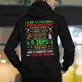 12 Days Of Teaching Special Education IEPS SPED Teacher Xmas Men's Hoodie Back Print, funny gift
