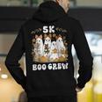 5K Boo Crew Halloween Teacher K5 Floral Ghost Trick Or Teach Men's Hoodie Back Print, funny gift