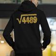 6 7 Leopard Pattern Meme Square Root 4489 Slang Math Teacher Men's Hoodie Back Print, funny gift