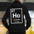 6 7 Meme Science Teacher Chemistry Holmium Men's Hoodie Back Print, Science Teacher Hoodies, funny gift