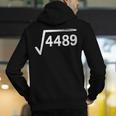 67 Meme Math Teacher Square Root 4489 Men's Hoodie Back Print, funny gift