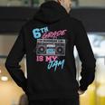 6th Grade Is My Jam Vintage 80s Boombox Teacher Student Men's Hoodie Back Print, funny gift