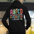 ABCD Kindergarten Rocks Pencil Lightning Teachers Rock Boys Men's Hoodie Back Print, funny gift ABCD Kindergarten Rocks Pencil Lightning Teachers Rock Boys Men's Hoodie Back Print, funny gift