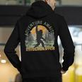 Adventure Awaits Bigfoot Teacher Kindergarten Back To School Men's Hoodie Back Print, funny gift Adventure Awaits Bigfoot Teacher Kindergarten Back To School Men's Hoodie Back Print, funny gift