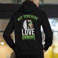 Art Teachers Love Brains Shirt Halloween Zombie Teaching Tee Men Women Kids Men's Hoodie Back Print, funny gift Art Teachers Love Brains Shirt Halloween Zombie Teaching Tee Men Women Kids Men's Hoodie Back Print, funny gift