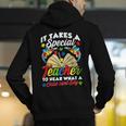 Autism Awareness Teacher Shirts It Takes A Special Teacher Men's Hoodie Back Print, funny gift