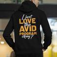 AVID Team Appreciation Essentials AVID Program Teacher Men's Hoodie Back Print, funny gift