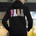 Back To School Teacher Para Preppy Checkered Para Life Men's Hoodie Back Print, funny gift Back To School Teacher Para Preppy Checkered Para Life Men's Hoodie Back Print, funny gift